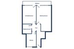 Eschborn: Elegant und exzellent sanierte 2 Zimmer-Wohnung in zentraler Lage. Ideal auch für Airbnb - Etagenwohnung Eschborn | Angebot:26648460