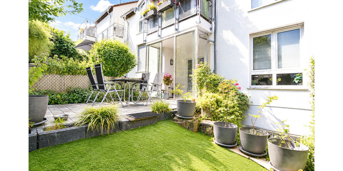 Terrasse und Garten
